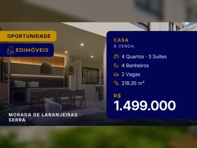 Casa com 4 Quartos à venda, 218m² no Morada de Laranjeiras, Serra
