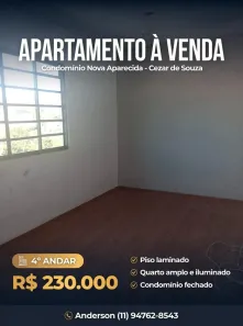 Apartamento com 2 Quartos à venda, 52m² no Jardim Cintia, Mogi das Cruzes