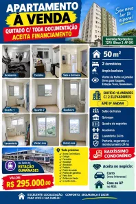Apartamento com 2 Quartos à venda, 50m² no Guaianazes, São Paulo