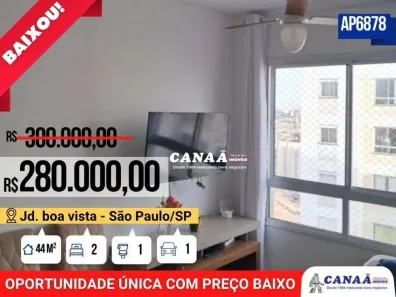 Apartamento com 2 Quartos à venda, 44m² no Jardim Boa Vista (Zona Oeste), São Paulo