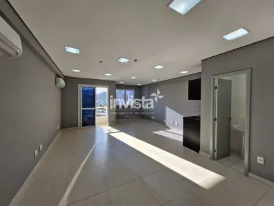 Sala Comercial para alugar, 42m² no Vila Mathias, Santos