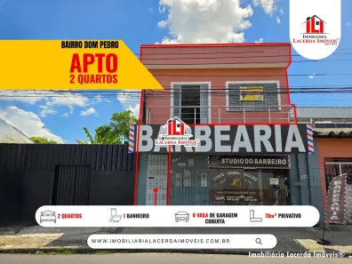 Apartamento com 2 Quartos para alugar, 70m² no Dom Pedro I, Manaus