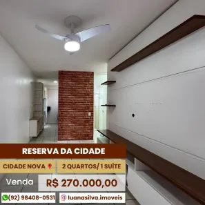 Apartamento com 2 Quartos à venda, 45m² no Cidade Nova, Manaus