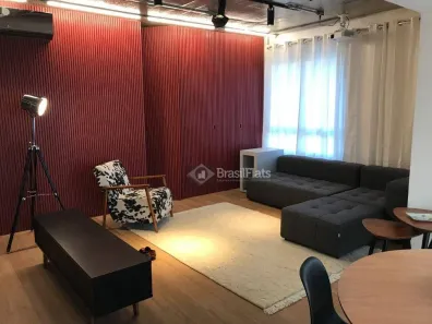 Apartamento com 1 Quarto para alugar, 62m² no Cidade Monções, São Paulo