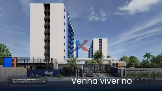 Apartamento com 2 Quartos à venda, 55m² no Água Fria, João Pessoa