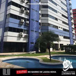 Apartamento com 3 Quartos à venda, 189m² no Lagoa Nova, Natal