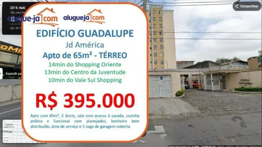 Apartamento com 2 Quartos à venda, 65m² no Jardim América, São José dos Campos