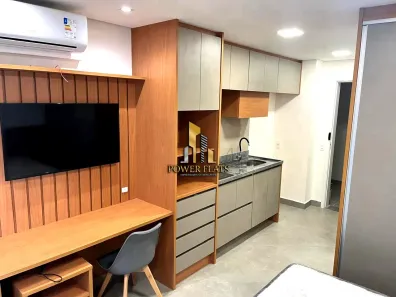 Flat com 1 Quarto para alugar, 25m² no Vila Cordeiro, São Paulo