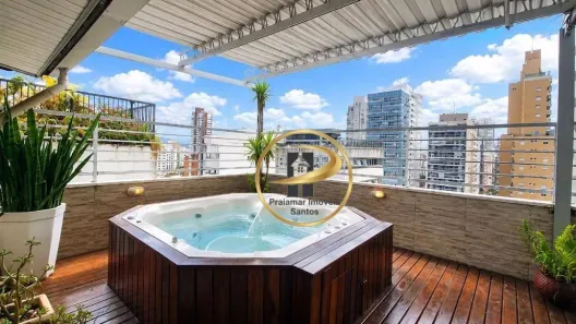 Cobertura com 3 Quartos à venda, 200m² no José Menino, Santos
