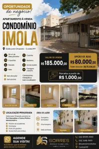 Apartamento com 2 Quartos à venda, 55m² no Parque Residencial das Nações Indígenas, Cuiabá