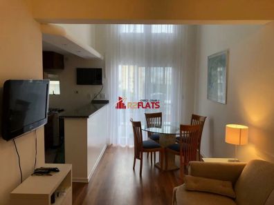 Flat com 1 Quarto à venda, 52m² no Moema, São Paulo