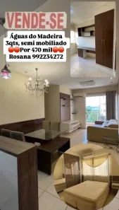 Apartamento com 3 Quartos à venda, 74m² no Rio Madeira, Porto Velho