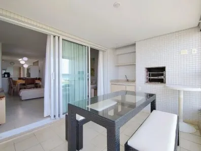 Apartamento com 4 Quartos para alugar, 143m² no Mar e Céu, Guarujá