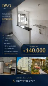Apartamento com 2 Quartos à venda, 50m² no Realengo, Rio de Janeiro