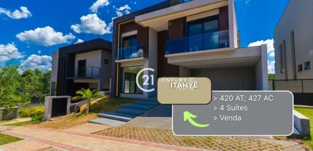 Casa de Condomínio com 4 Quartos à venda, 427m² no Colinas da Anhangüera, Santana de Parnaíba