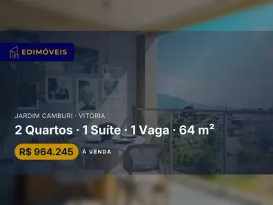 Apartamento com 2 Quartos à venda, 64m² no Jardim Camburi, Vitória