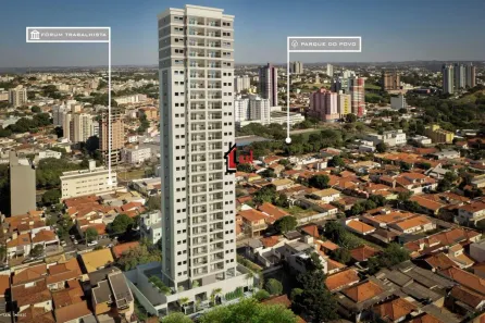 Apartamento com 2 Quartos para alugar, 74m² no Vila Euclides, Presidente Prudente