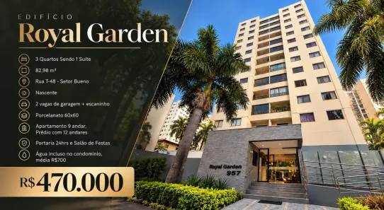 Apartamento com 3 Quartos à venda, 82m² no Setor Bueno, Goiânia