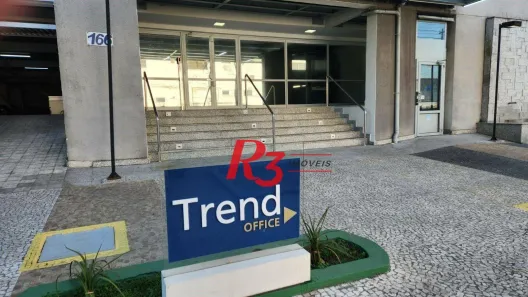 Sala Comercial para alugar, 42m² no Vila Mathias, Santos