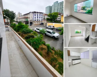 Casa de Condomínio com 2 Quartos à venda, 104m² no Campo Grande, Santos