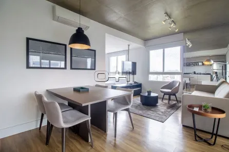 Apartamento com 1 Quarto para alugar, 63m² no Cidade Monções, São Paulo