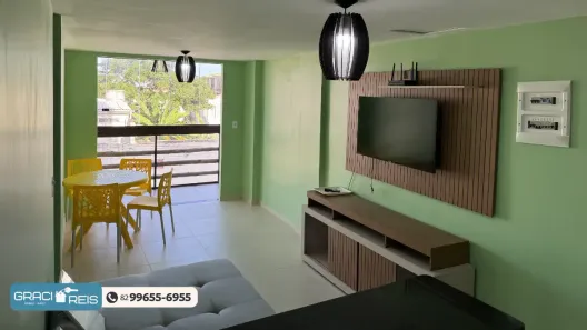 Apartamento com 2 Quartos para venda ou aluguel, 65m² no Loteamento Luar do Frances, Marechal Deodoro