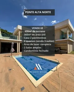 Sobrado com 4 Quartos à venda, 360m² no Ponte Alta Norte, Brasília