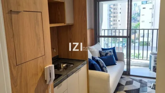 Apartamento com 1 Quarto para alugar, 24m² no Vila Nova Conceição, São Paulo