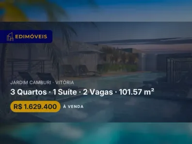 Apartamento com 3 Quartos à venda, 101m² no Jardim Camburi, Vitória