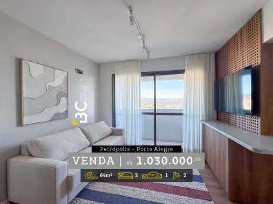 Apartamento com 2 Quartos à venda, 64m² no Petrópolis, Porto Alegre