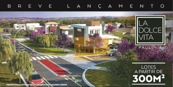 Lote/Terreno à venda, 300m² no Vila Bressani, Paulínia