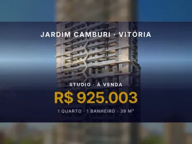 Apartamento com 1 Quarto à venda, 39m² no Jardim Camburi, Vitória