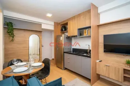 Apartamento com 1 Quarto para alugar, 30m² no Centro, Curitiba