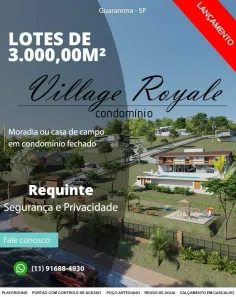 Lote/Terreno à venda, 3000m² no Luiz Carlos, Guararema