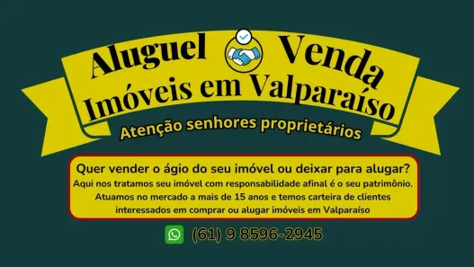 Apartamento com 2 Quartos para alugar, 54m² no Valparaiso I - Etapa A, Valparaíso de Goiás