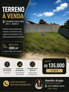 Lote/Terreno à venda, 300m² no Praia Grande, Fundão