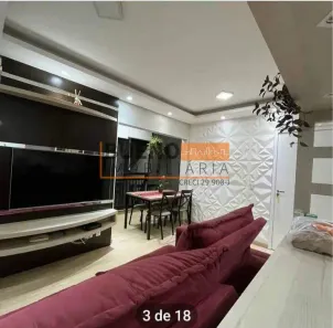 Apartamento com 3 Quartos à venda, 70m² no Residencial Dona Margarida, Santa Bárbara D'Oeste
