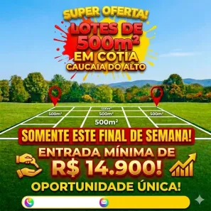 Lote/Terreno à venda, 500m² no Altos de Caucaia (Caucaia do Alto), Cotia