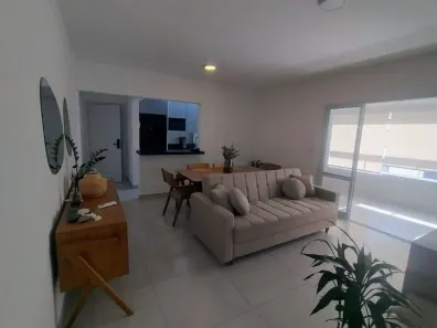 Apartamento com 2 Quartos para alugar, 89m² no Canto do Forte, Praia Grande