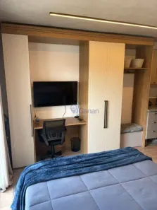 Apartamento com 1 Quarto para alugar, 24m² no Santo Amaro, São Paulo