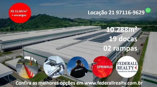 Galpão/Depósito/Armazém para alugar, 10288m² no Santo Antônio da Serra, Duque de Caxias