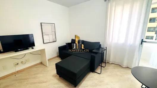 Flat com 1 Quarto para alugar, 40m² no Cerqueira César, São Paulo