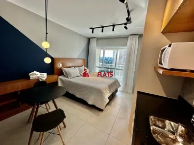 Flat com 1 Quarto para alugar, 24m² no Indianópolis, São Paulo