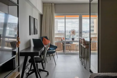 Apartamento com 1 Quarto para alugar, 48m² no Campo Belo, São Paulo