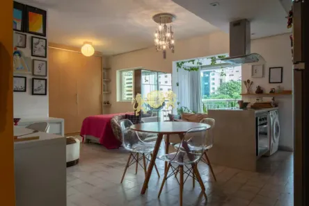 Flat com 1 Quarto para alugar, 55m² no Cerqueira César, São Paulo
