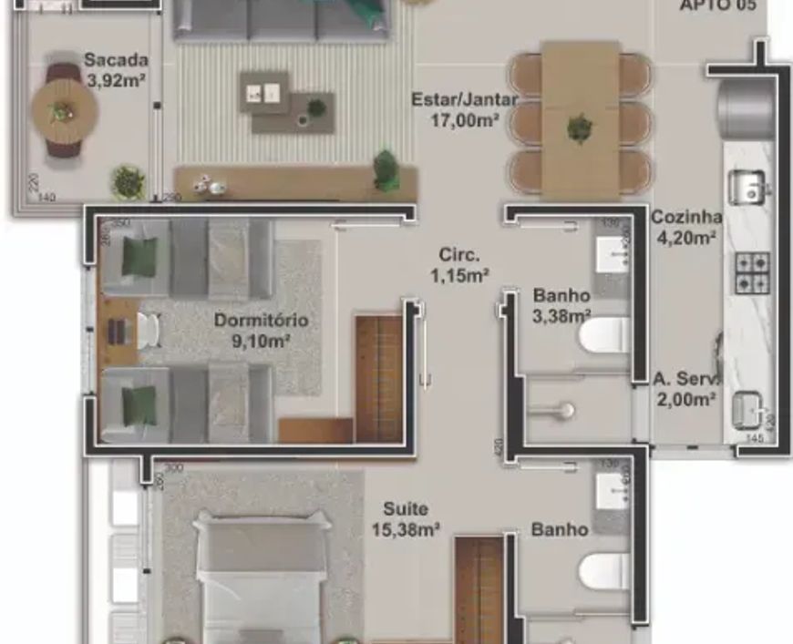 VISION 1617 - APARTAMENTOS no Saco Grande, Florianópolis