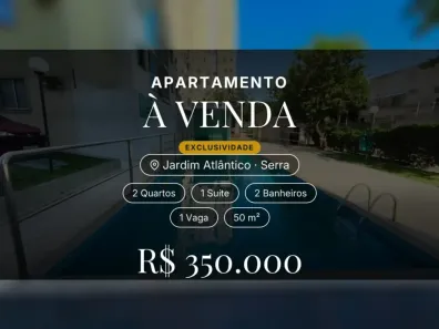 Apartamento com 2 Quartos à venda, 50m² no Jardim Atlântico, Serra