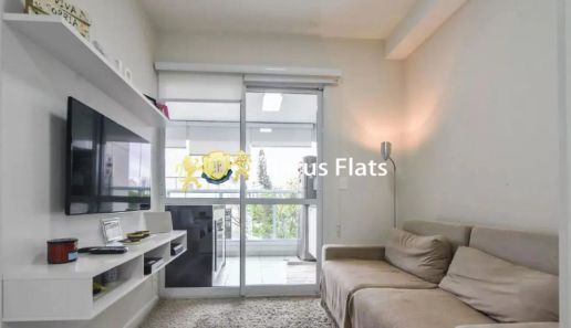 Flat com 1 Quarto à venda, 33m² no Brooklin Paulista, São Paulo