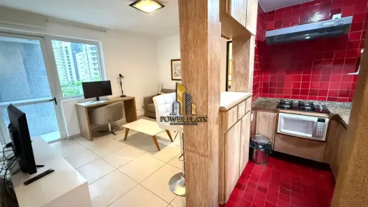 Flat com 1 Quarto para alugar, 42m² no Cerqueira César, São Paulo