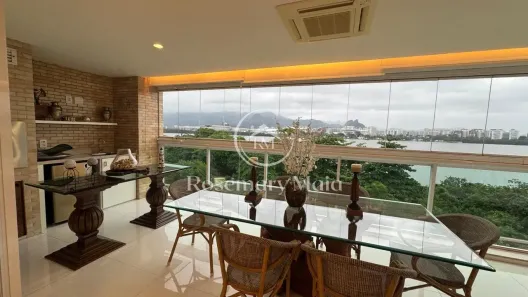 Apartamento com 4 Quartos para alugar, 227m² no Barra da Tijuca, Rio de Janeiro